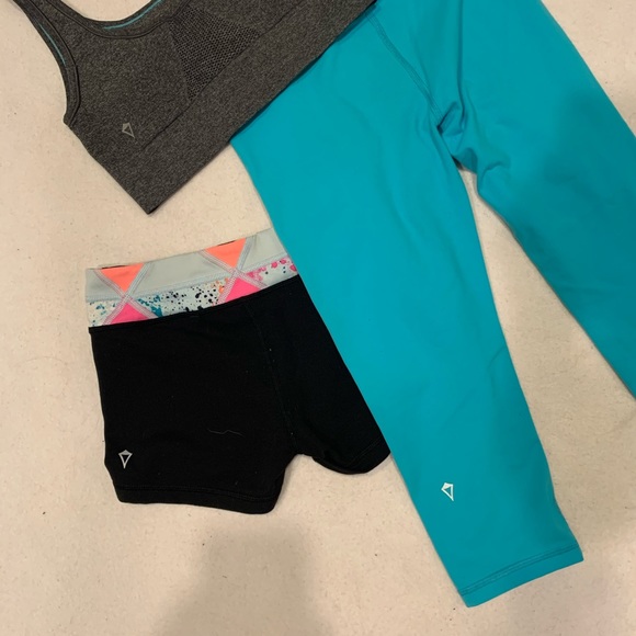 Lululemon Ivivva Girls Size 12 Lot Leggings,shorts - Picture 2 of 6